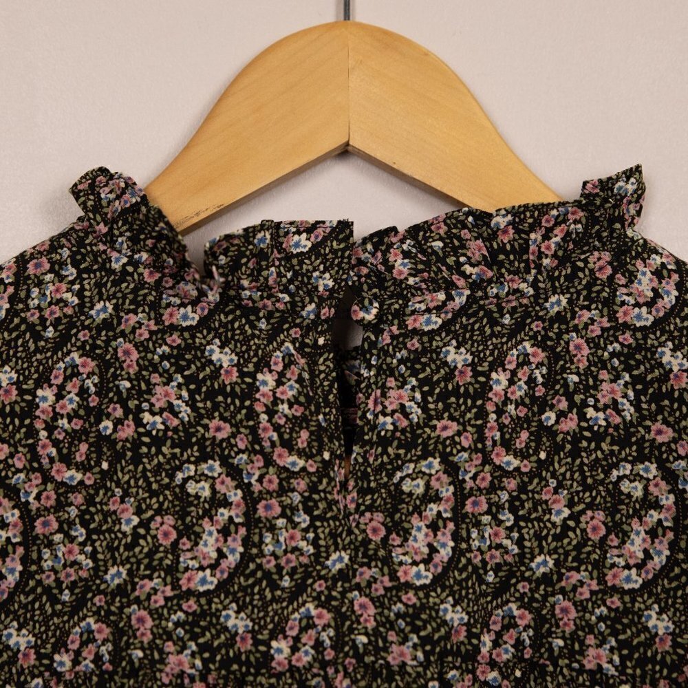 Reset by Jane floral ruffle blouse-L - Picture 4 of 5